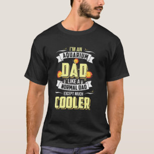Aquarium-Vater Diskusfisch Aquaristiker Fischzücht T-Shirt