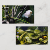 Aquarium-Visitenkarten Visitenkarte (Vorne/Hinten)