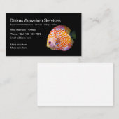 Aquarium-Wartung und Service Visitenkarte (Vorne/Hinten)