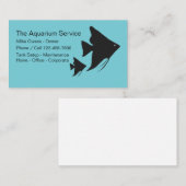 Aquarium-Wartungs-Dienstleistungen Visitenkarte (Vorne/Hinten)