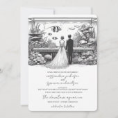 Aquarium Wedding Einladung (Vorderseite)