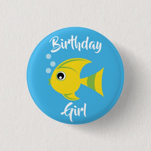 Aquarium zum Geburtstag von Kindern im Fischmeer Button (Vorderseite)