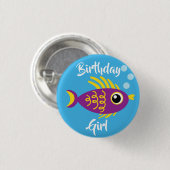 Aquarium zum Geburtstag von Kindern im Fischmeer Button (Vorne & Hinten)