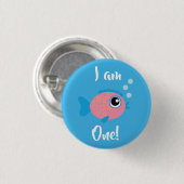 Aquarium zum Geburtstag von Kindern im Fischmeer Button (Vorne & Hinten)