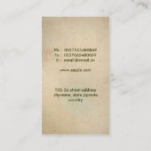 Aquariumaqua fischt nette Visitenkarte (Rückseite)