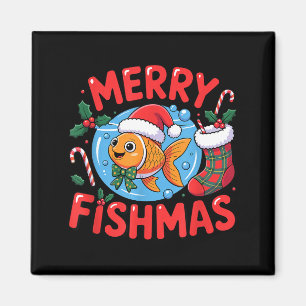 Aquariumliebhaber Trocal Fiank Weihnachten Fröhlic Magnet