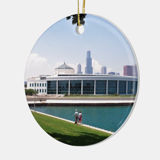 Aquariumsammlung Chicagos Shedd Keramikornament (Links)