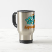 Aquarius-Abbildung Reisebecher (Vorderseite Links)