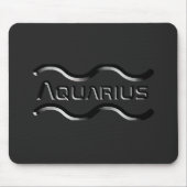 AQUARIUS, abstrakte Gestaltung des Zodiakzeichens, Mousepad (Vorne)