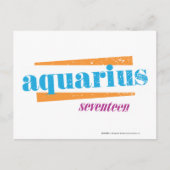 Aquarius Aqua Postkarte (Vorderseite)