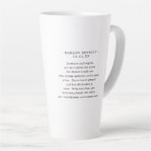 Aquarius Aquarius Astrologie Zodiac | Monogramm Milchtasse (Rechte Ecke)