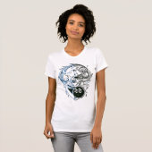 Aquarius Art Deco Lady T-Shirt (Vorne ganz)