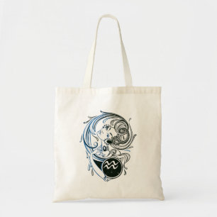 Aquarius Art Deco Lady Tragetasche