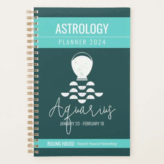 Aquarius Astrologie Planer (Vorderseite)