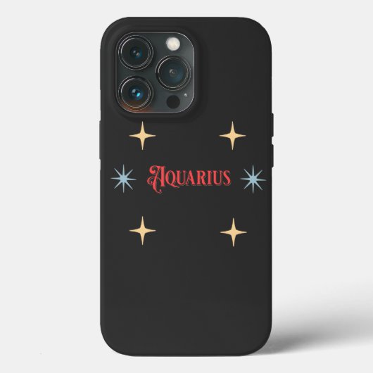Aquarius Astrologisches Zeichen Case-Mate iPhone Hülle (Rückseite)