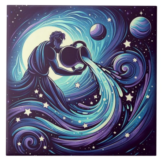 Aquarius auch fliese (Vorderseite)