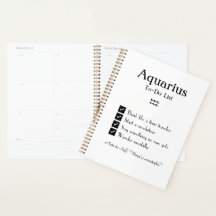 Aquarius - Aufgabenliste