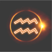 Aquarius Aufkleber (Vorderseite)