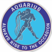 AQUARIUS AUFKLEBER (Vorderseite)
