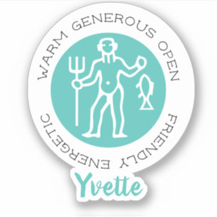 Aquarius-Aufkleber Aufkleber