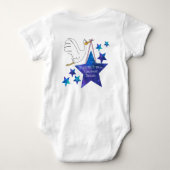 Aquarius Baby Bodysuit Baby Strampler (Rückseite)