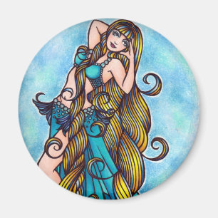 Aquarius Belly Dancer Magnet