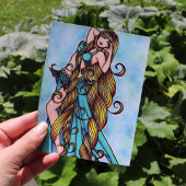 Aquarius Belly Dancer Postkarte