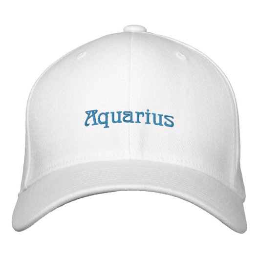 AQUARIUS BESTICKTE KAPPE (Vorderseite)