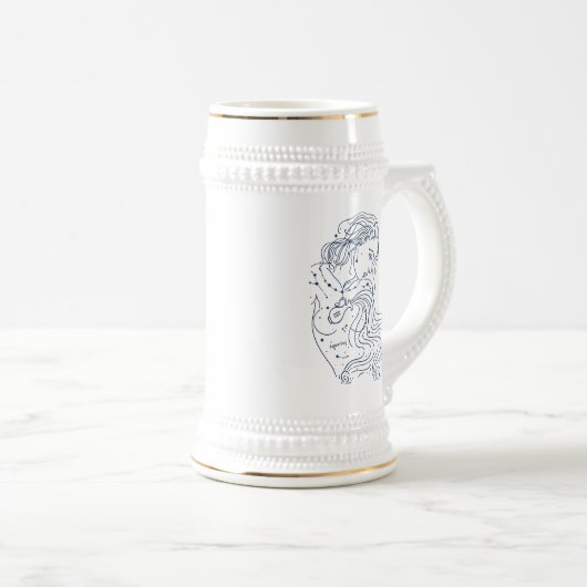 Aquarius Bierglas (VorderseiteRechts)