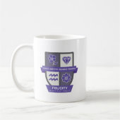 Aquarius Birthday Crest™ for February 1-18 Mug Kaffeetasse (Links)