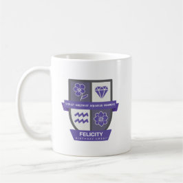 Aquarius Birthday Crest™ for February 1-18 Mug Kaffeetasse