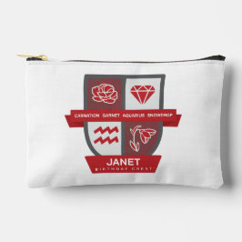 Aquarius Birthday Crest™ for January 20-31 Zubehörtasche