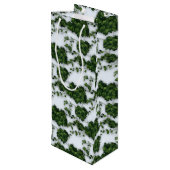 Aquarius Birthday Geschenktüte Für Weinflaschen (Rückseite Schrägansicht)