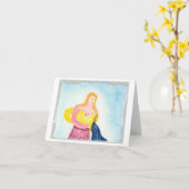 Aquarius Birthday Karte (Gelbe Blume)