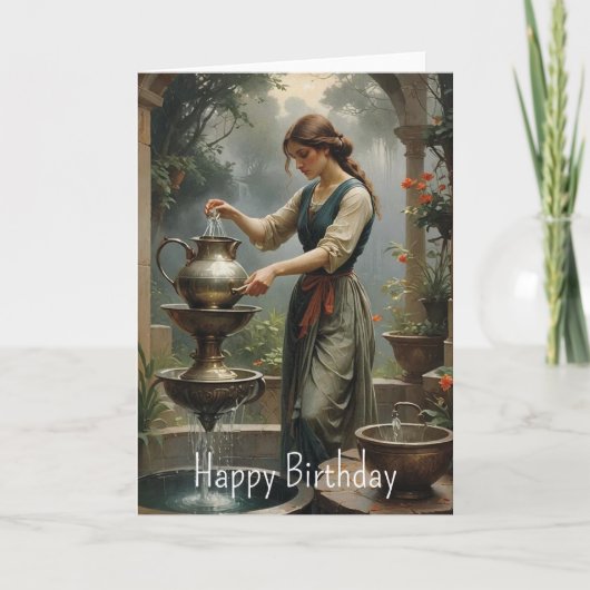 Aquarius Birthday Karte (Vorderseite)