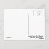 Aquarius [ - BitchScope - ] Postkarte (Rückseite)