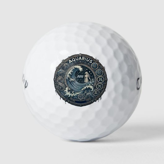 Aquarius Callaway Warbird Golf Ball (Vorderseite)