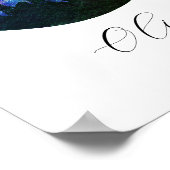 Aquarius Cancer Personalisierte Paare Horoskop Poster (Ecke)