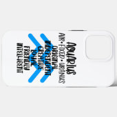 Aquarius Case-Mate iPhone hülle (Rückseite (Horizontal))