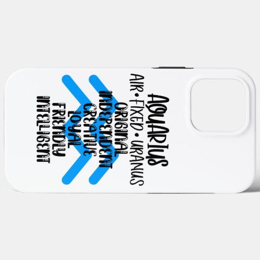 Aquarius  Case-Mate iPhone hülle (Rückseite (Horizontal))