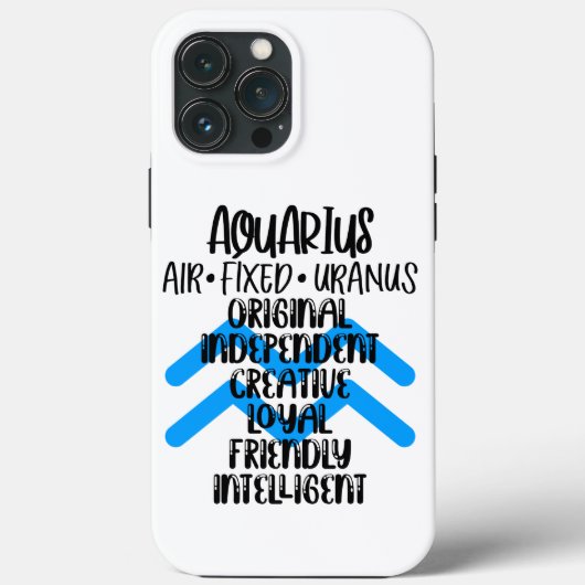 Aquarius Case-Mate iPhone hülle (Rückseite)
