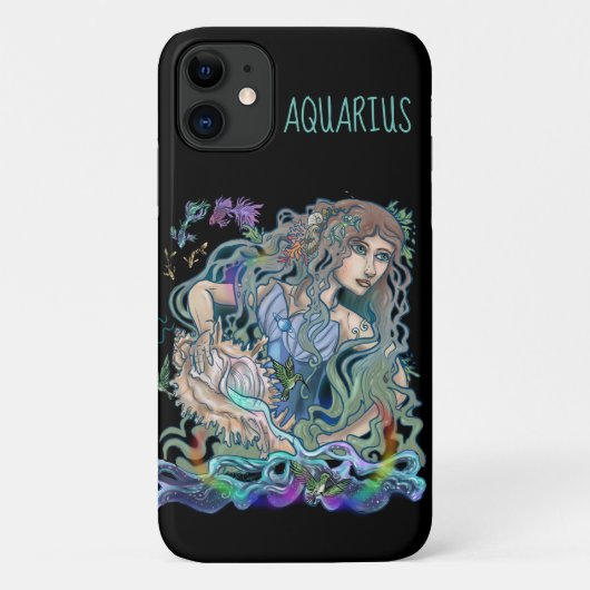 Aquarius~ Case-Mate iPhone Hülle (Rückseite)