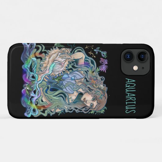 Aquarius~ Case-Mate iPhone Hülle (Rückseite (Horizontal))