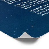 Aquarius-Charakteristik-Poster Poster (Ecke)