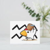 Aquarius Chicken Postcard Postkarte (Stehend Vorderseite)