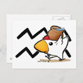 Aquarius Chicken Postcard Postkarte (Vorne/Hinten)