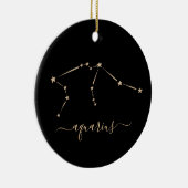 Aquarius Constellation Keramik Ornament (Rechts)