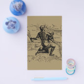 Aquarius Constellation Map Hevelius 1690 auf Taupe Flyer (Einzeln)