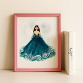 Aquarius Constellation Poster, Minimalist Zodiac Poster