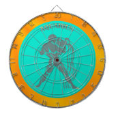 Aquarius Dart Board Dartscheibe (vorne)